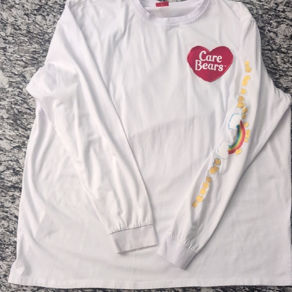 Care Bears White Long Sleeve Tee
